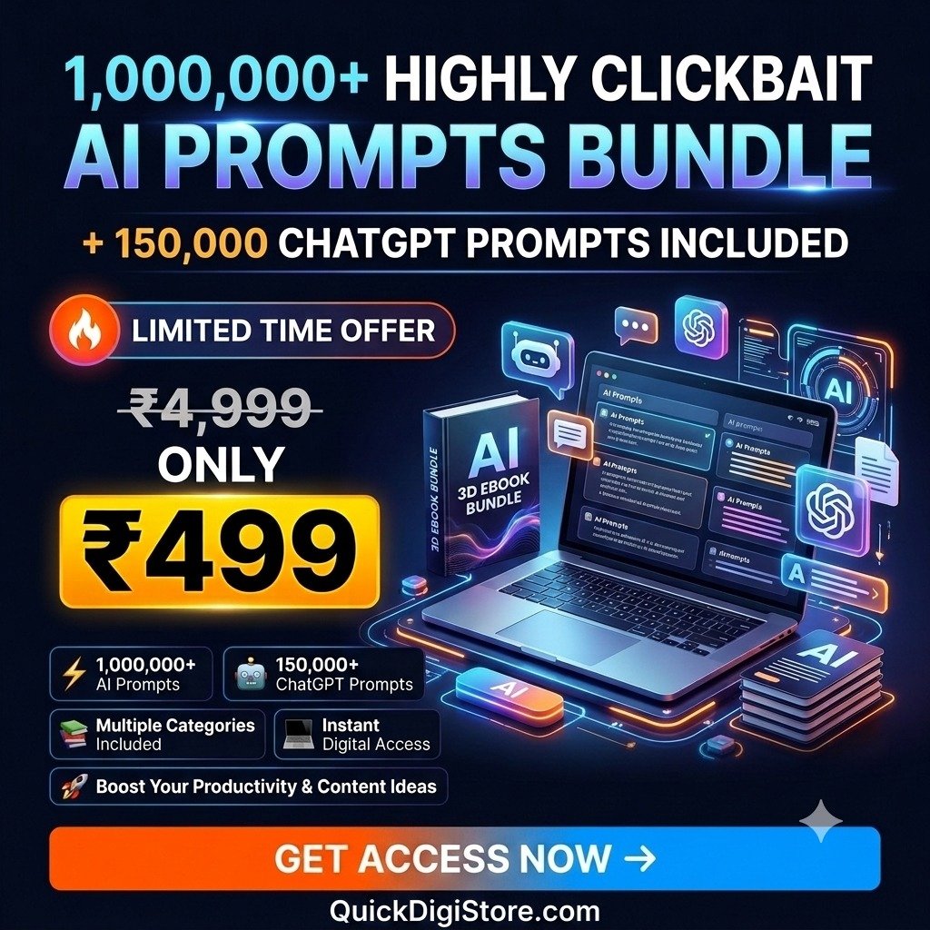 AI Prompts Bundle Mockup